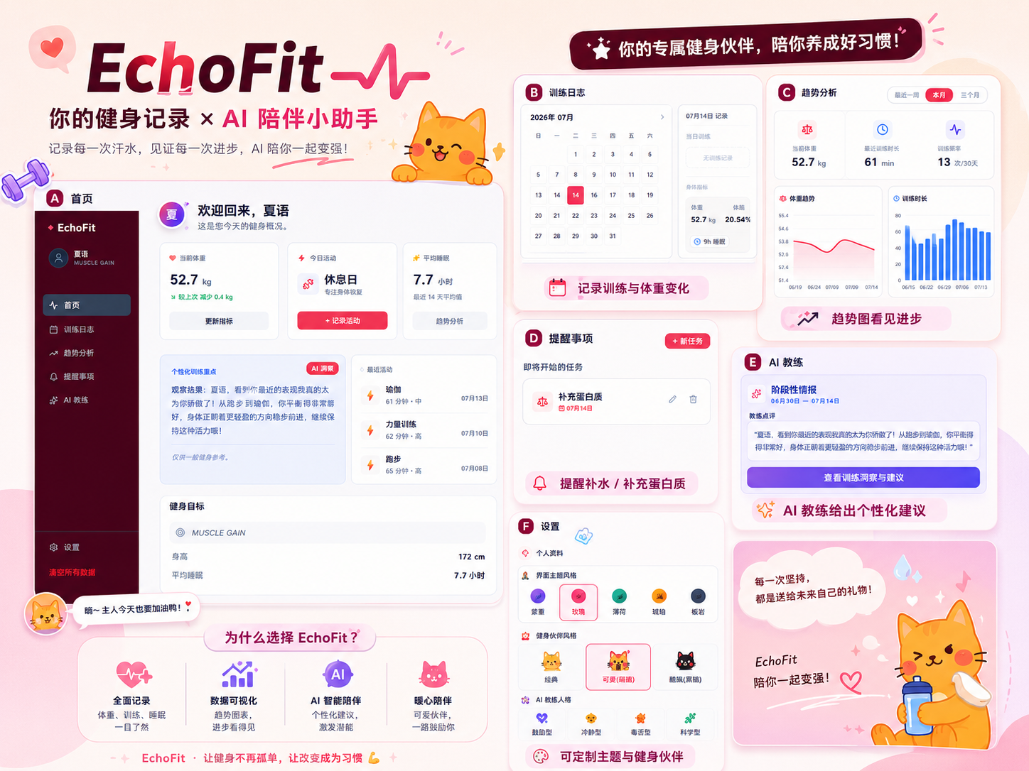 EchoFit 项目展示图